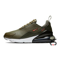 Кроссовки Nike Air Max 270 Premium Leather «Olive/Orange»