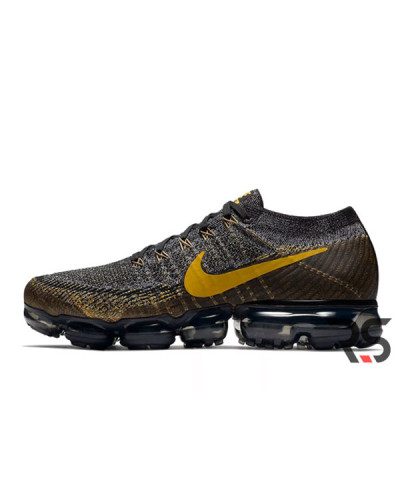 Мужские кроссовки Nike Air Vapormax «Black/Mineral Gold-Dark Grey»