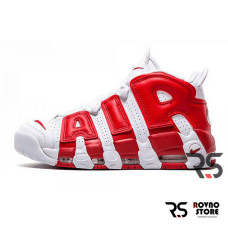Мужские кроссовки Nike Air More Uptempo «White/Red»