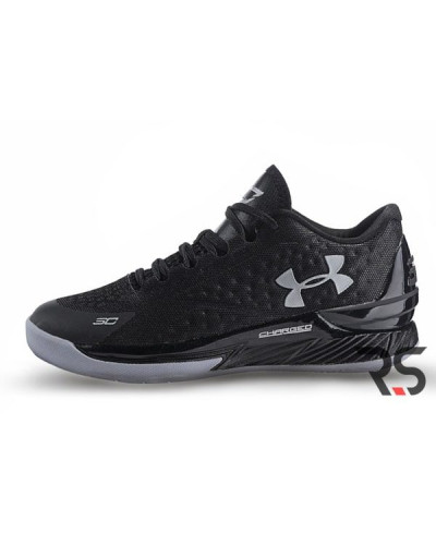 Мужские кроссовки Under Armour Curry 1 Low «Black white»