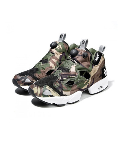Мужские кроссовки Reebok Insta Pump x Bape «Camo»
