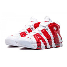 Мужские кроссовки Nike Air More Uptempo «White/Red»