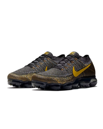 Мужские кроссовки Nike Air Vapormax «Black/Mineral Gold-Dark Grey»