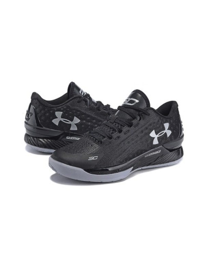 Мужские кроссовки Under Armour Curry 1 Low «Black white»