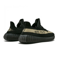 Мужские кроссовки Adidas Yeezy Boost 350 V2 «Core Black/Green»