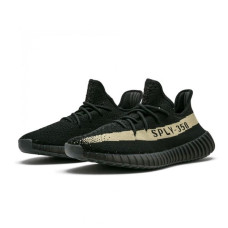 Мужские кроссовки Adidas Yeezy Boost 350 V2 «Core Black/Green»