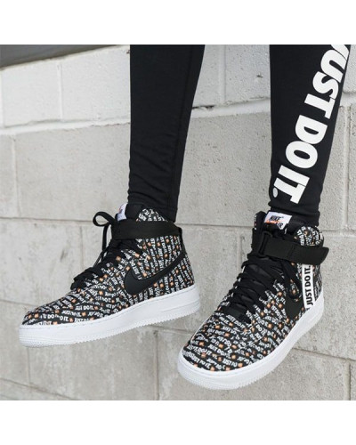 Мужские кроссовки Nike Air Force 1 High «Just Do It Pack Black»