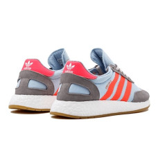 Мужские кроссовки Adidas Iniki Runner «Grey/Turbo Red»