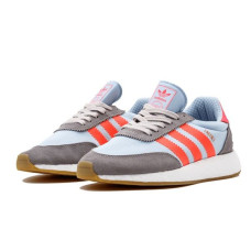 Мужские кроссовки Adidas Iniki Runner «Grey/Turbo Red»
