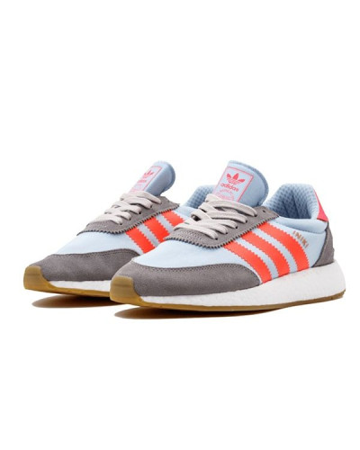 Мужские кроссовки Adidas Iniki Runner «Grey/Turbo Red»