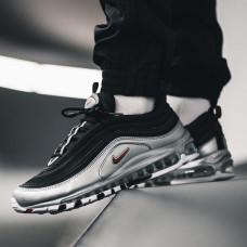 Осенние кроссовки Nike Air Max 97 QS «Black/Metallic Silver»