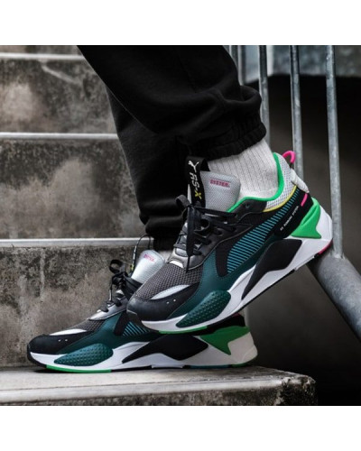 Мужские кроссовки Puma RS-X Toys «Black/Blue Atoll»