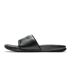 Женские тапочки Nike Benassi JDI «Metallic Black»