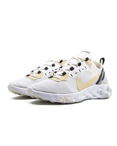 Кроссовки Nike React Element 55 «White/Pale Vanilla»