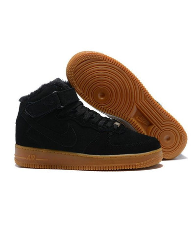 Мужские кроссовки Nike Air Force 1 Winter «Black»