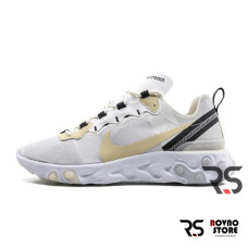 Кроссовки Nike React Element 55 «White/Pale Vanilla»
