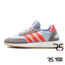 Мужские кроссовки Adidas Iniki Runner «Grey/Turbo Red»