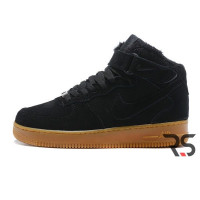 Мужские кроссовки Nike Air Force 1 Winter «Black»