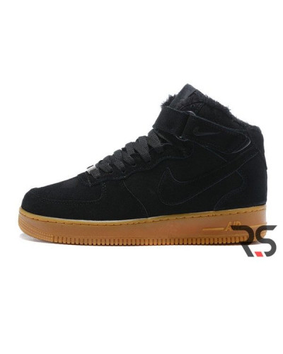 Мужские кроссовки Nike Air Force 1 Winter «Black»