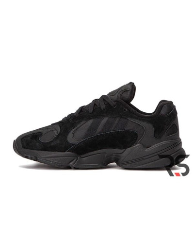 Мужские кроссовки Adidas Yung-1 «Triple Black»