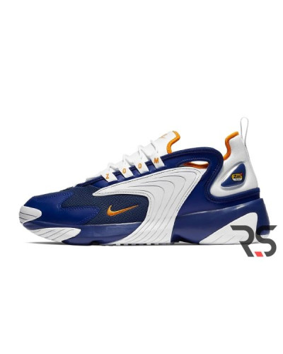 Мужские кроссовки Nike Zoom 2K «Deep Royal Blue/White/Orange Peel»