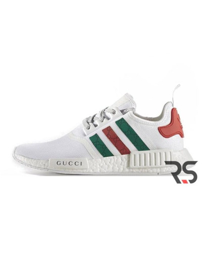 Мужские кроссовки Adidas NMD x GC Mesh «White»