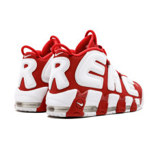 Мужские кроссовки Nike Air More Uptempo Supreme «Red/White»