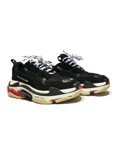 Мужские кроссовки Balenciaga Triple S “Black/White/Red”