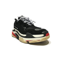 Мужские кроссовки Balenciaga Triple S “Black/White/Red”