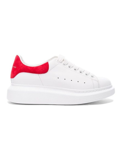 Женские кроссовки Alexander McQueen «White/Red»