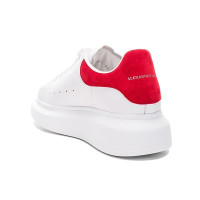 Женские кроссовки Alexander McQueen «White/Red»