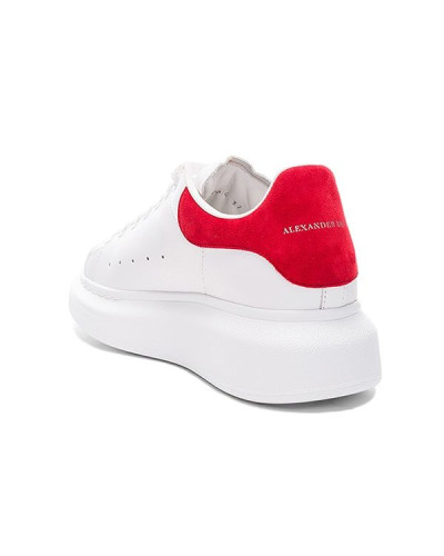 Женские кроссовки Alexander McQueen «White/Red»
