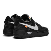 Мужские кроссовки Nike Air Force 1 Low x Off-White «Black»