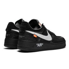 Мужские кроссовки Nike Air Force 1 Low x Off-White «Black»