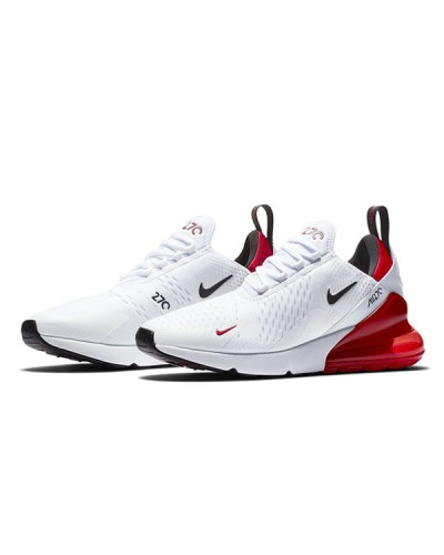 Мужские кроссовки Nike Air Max 270 «White/University Red»
