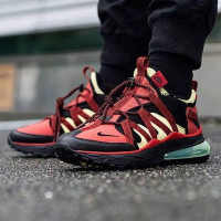 Мужские кроссовки Nike Air Max 270 Bowfin «University Red/Light Citron»