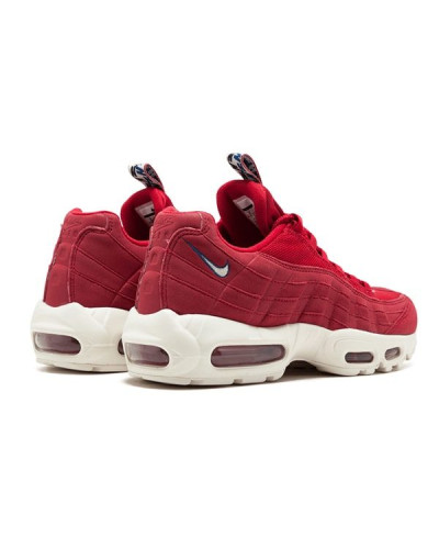 Осенние кроссовки Nike Air Max 95 Pull Tab «Red»