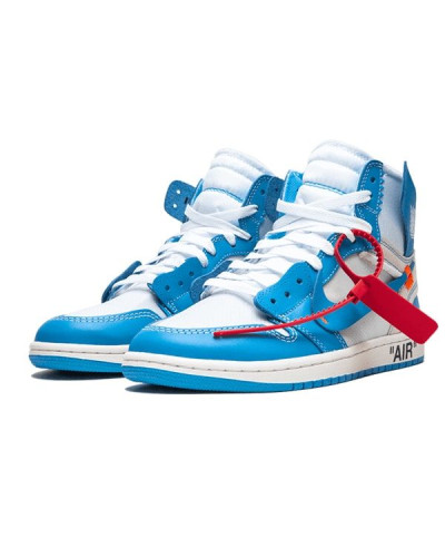 Кроссовки Off-White X Nike Air Jordan 1 Retro «Blue»