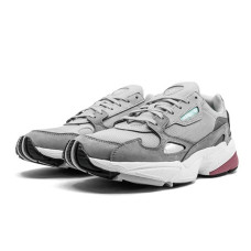 Женские кроссовки Adidas Falcon «Grey/Trace Maroon»