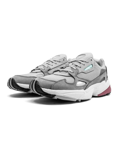 Женские кроссовки Adidas Falcon «Grey/Trace Maroon»