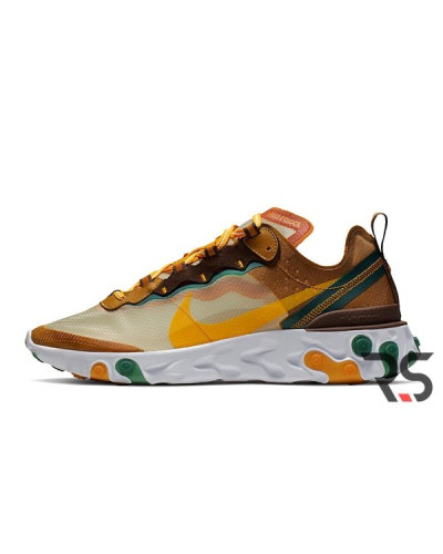Мужские кроссовки Nike React Element 87 «Orange Peel»