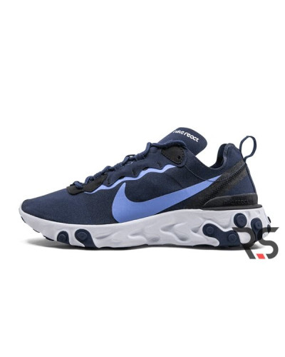 Летние кроссовки Nike React Element 55 «Midnight Navy»