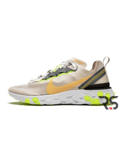 Летние кроссовки Nike React Element 87 «Light Orewood Brown»