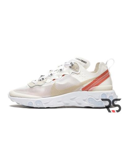 Летние кроссовки Nike React Element 87 «Sail Light Bone»