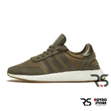 Кроссовки Adidas Iniki Runner «Olive/White»