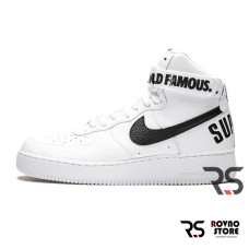 Кроссовки Nike Air Force 1 High Supreme World Famous «White»