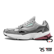 Женские кроссовки Adidas Falcon «Grey/Trace Maroon»