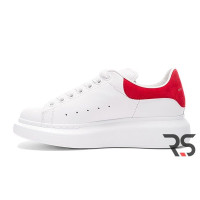 Женские кроссовки Alexander McQueen «White/Red»