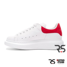 Женские кроссовки Alexander McQueen «White/Red»