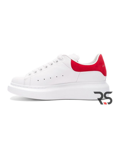 Женские кроссовки Alexander McQueen «White/Red»